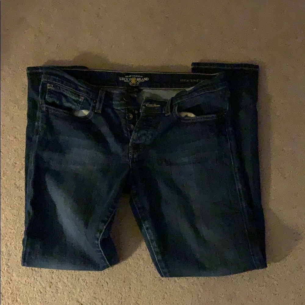 Lucky Brand Siena cigarette button fly jeans